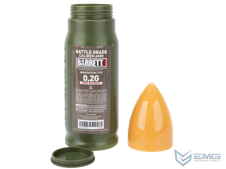 EMG Barrett Licensed Battle Grade 6mm Airsoft BBs (0.25g / 5000rd)