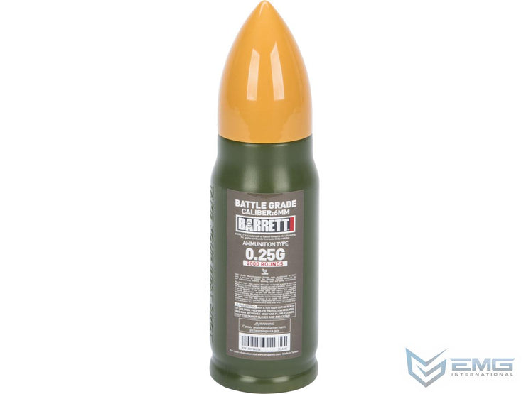 EMG Barrett Licensed Battle Grade 6mm Airsoft BBs (0.25g / 2000rd)