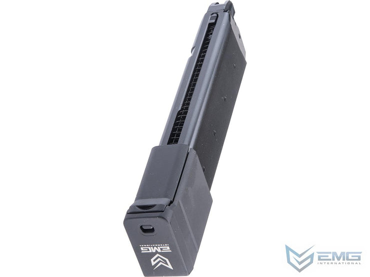 EMG 34 Round Extended Magazine for JW2 Combat Master Glock BLU M22 & Compatible Gas Blowback Airsoft Pistol