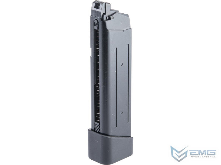 EMG TTI Licensed 23rd Magazine w/ Extended Base Plate for EMG JW2 Glock Gas Blowback Airsoft Pistols