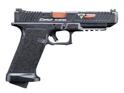 EMG Custom TTI JW2 Polymer Combat Master Slide + Ultimate GBB Frame Custom Gas Blowback Airsoft Pistol (Color: Black Slide)