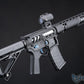 EMG F-1 Firearms UDR-15 Skeletonized AR-15 eSilverEdge Airsoft AEG Rifle w/ C7M M-LOK Handguard (SBR)
