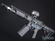 EMG F-1 Firearms UDR-15 Skeletonized AR-15 eSilverEdge Airsoft AEG Rifle w/ C7M M-LOK Handguard (SBR)