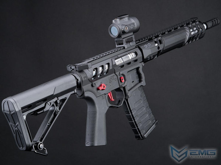 EMG F-1 Firearms UDR-15 Skeletonized AR-15 eSilverEdge Airsoft AEG Rifle w/ C7M M-LOK Handguard (SBR)