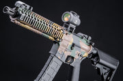 EMG Daniel Defense Licensed DDM4 Airsoft AEG Rifle w/ CYMA Platinum QBS Gearbox (Model: DDMK18 / 400 FPS/Woodland)