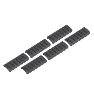 UTG - Low Profile Picatinny Panel Covers - 2.7'' - Black - 6 pcs