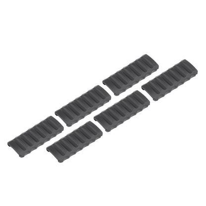 UTG - Low Profile Picatinny Panel Covers - 2.7'' - Black - 6 pcs
