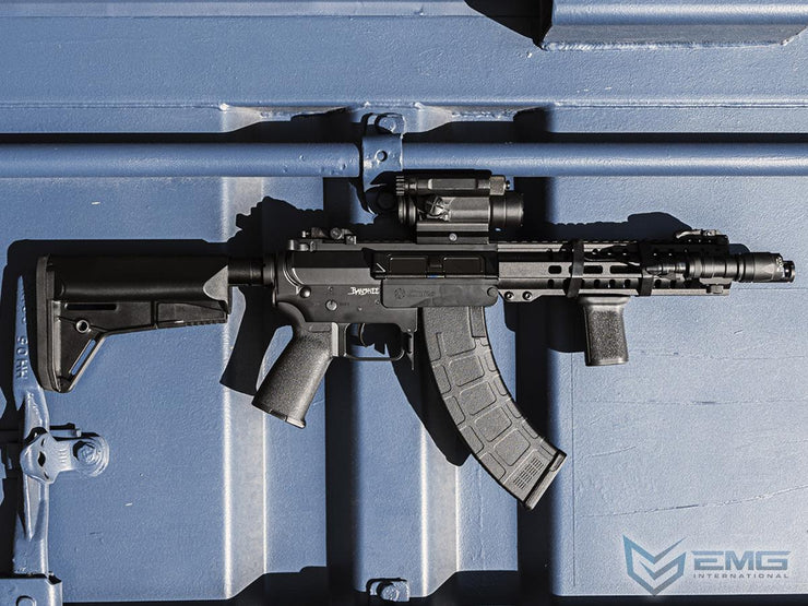 EMG CMMG Licensed MK47 Ver2 Airsoft AEG Parallel Training Weapon w/ Platinum QBS Gearbox (Model: Banshee SBR / 350 FPS)