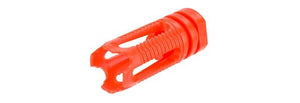 Matrix / Dboys Orange ABS Flashhider for Airsoft AEG Rifles - Phantom Type