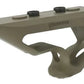 PTS Fortis Shift - CNC Machined Billet Aluminum Short Angled Grip - Keymod - Dark Earth