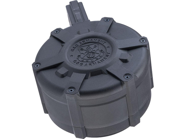 G&G 2300rd Polymer Drum Magazine for M4/M16 Series Airsoft AEG Rifles