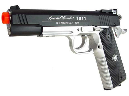 WG Co2 Powered Special Combat 1911 Airsoft Gas Gun