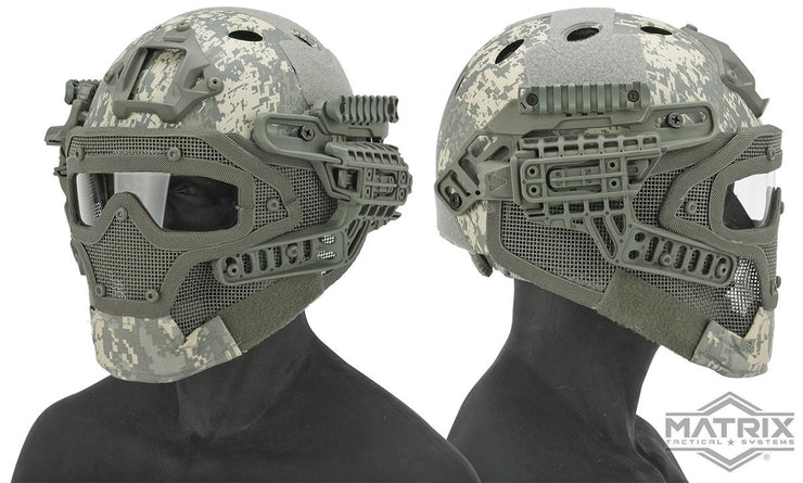 Matrix Legionnaire Full Head Coverage Helmet / Mask / Goggle Protective System