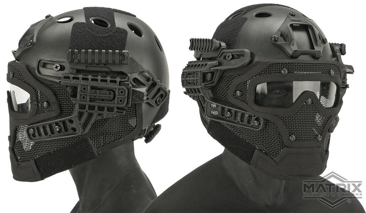 Matrix Legionnaire Full Head Coverage Helmet / Mask / Goggle Protective System