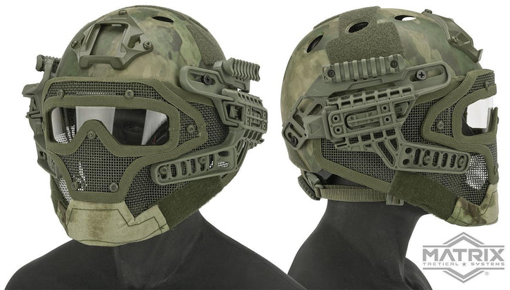 Matrix Legionnaire Full Head Coverage Helmet / Mask / Goggle Protective System