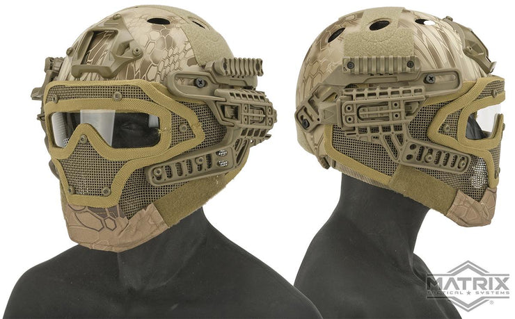 Matrix Legionnaire Full Head Coverage Helmet / Mask / Goggle Protective System