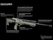 EMG x ICS CXP-TOMAHAWK Bolt Action Sniper Rifles (Color: Black)