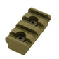 UTG PRO 4-Slot Keymod Picatinny Rail Section-Gun Metal Grey