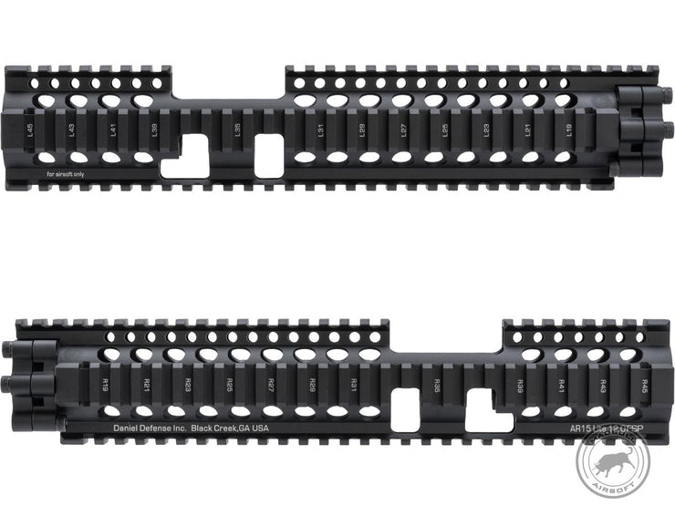 Madbull Licensed Daniel Defense AR15 FSP Lite Rail CNC Aluminum Airsoft Handguard (12")