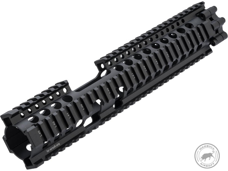 Madbull Licensed Daniel Defense AR15 FSP Lite Rail CNC Aluminum Airsoft Handguard (12")