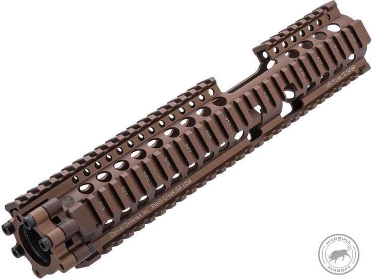 Madbull Licensed Daniel Defense AR15 FSP Lite Rail CNC Aluminum Airsoft Handguard (12")