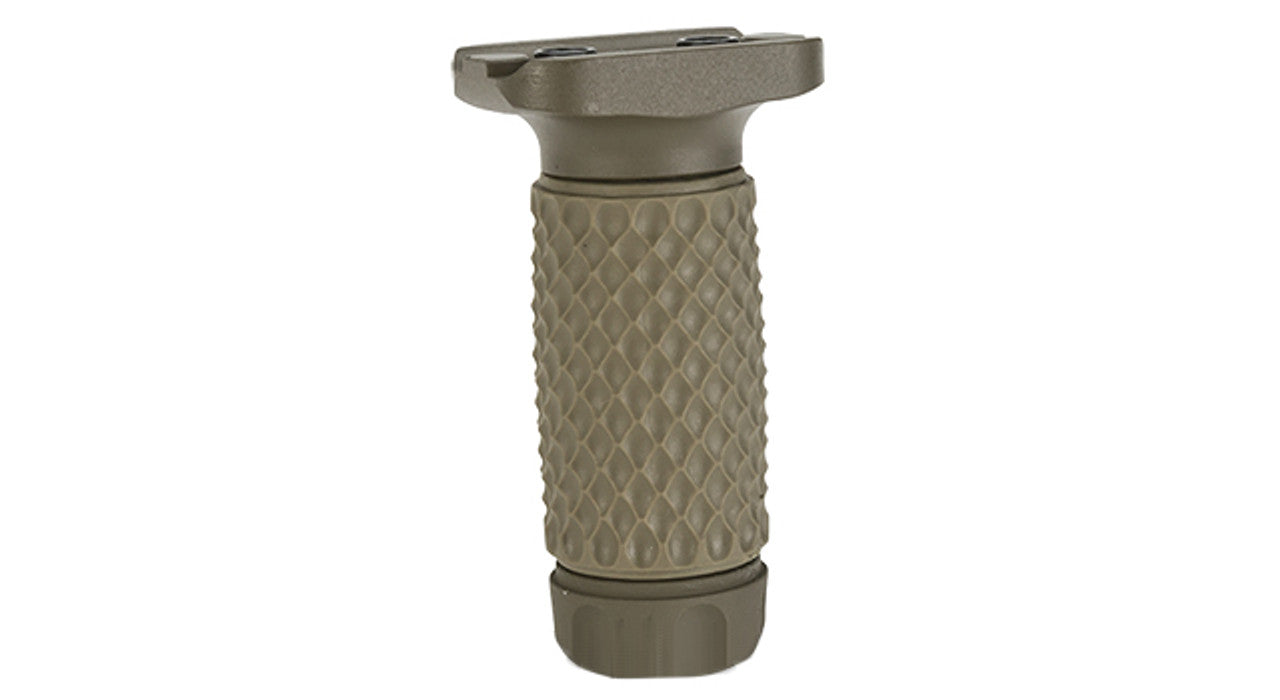 G&P CNC Aluminum Tactical Keymod Vertical Grip (Pattern: Golf Ball Pattern / Short / Sand)