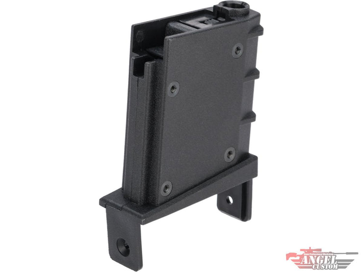 Angel Custom Magazine Adapter for Firestorm / Thunderstorm Airsoft AEG Drum Magazines (Model: Next Generation M4 / Black)