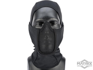 Matrix Shadow Fighter Hood Headgear w/ Mesh Mouth Protector