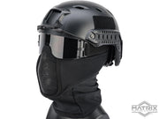 Matrix Shadow Fighter Hood Headgear w/ Mesh Mouth Protector