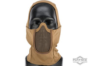 Matrix Shadow Fighter Hood Headgear w/ Mesh Mouth Protector