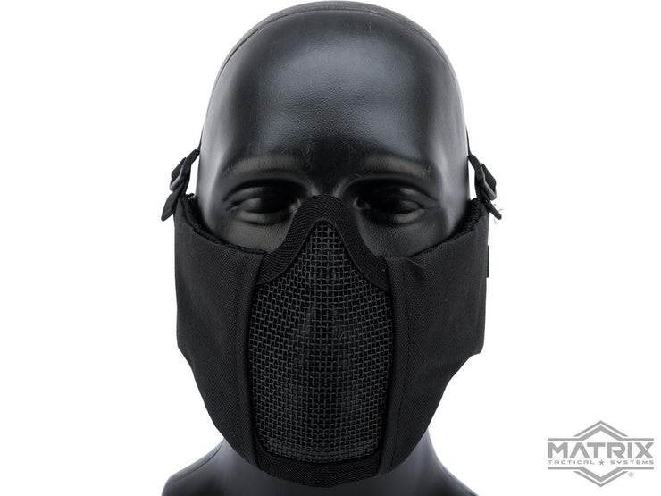 Matrix Battlefield Elite Mesh Mask w/ Integrated Ear Protection (Black)