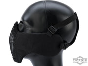 Matrix Battlefield Elite Mesh Mask w/ Integrated Ear Protection (Black)