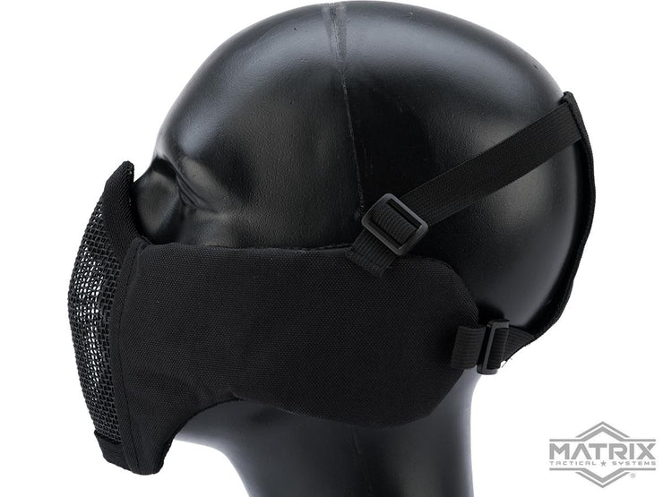 Matrix Battlefield Elite Mesh Mask w/ Integrated Ear Protection (Black)