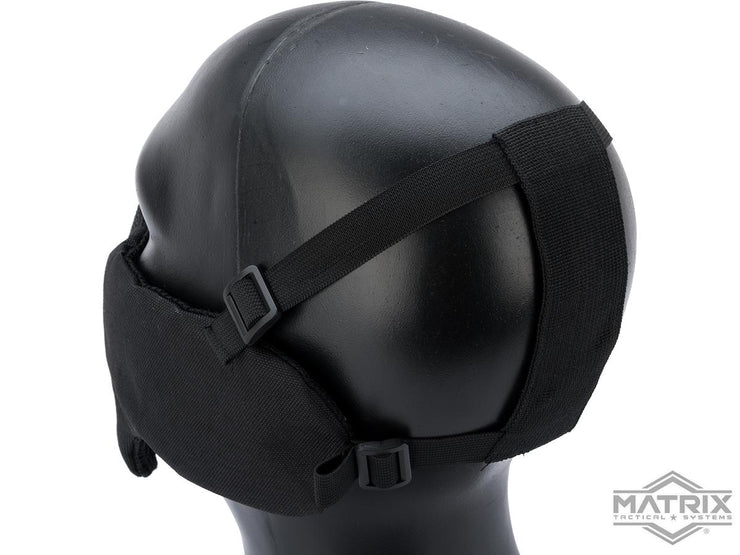 Matrix Battlefield Elite Mesh Mask w/ Integrated Ear Protection (Black)