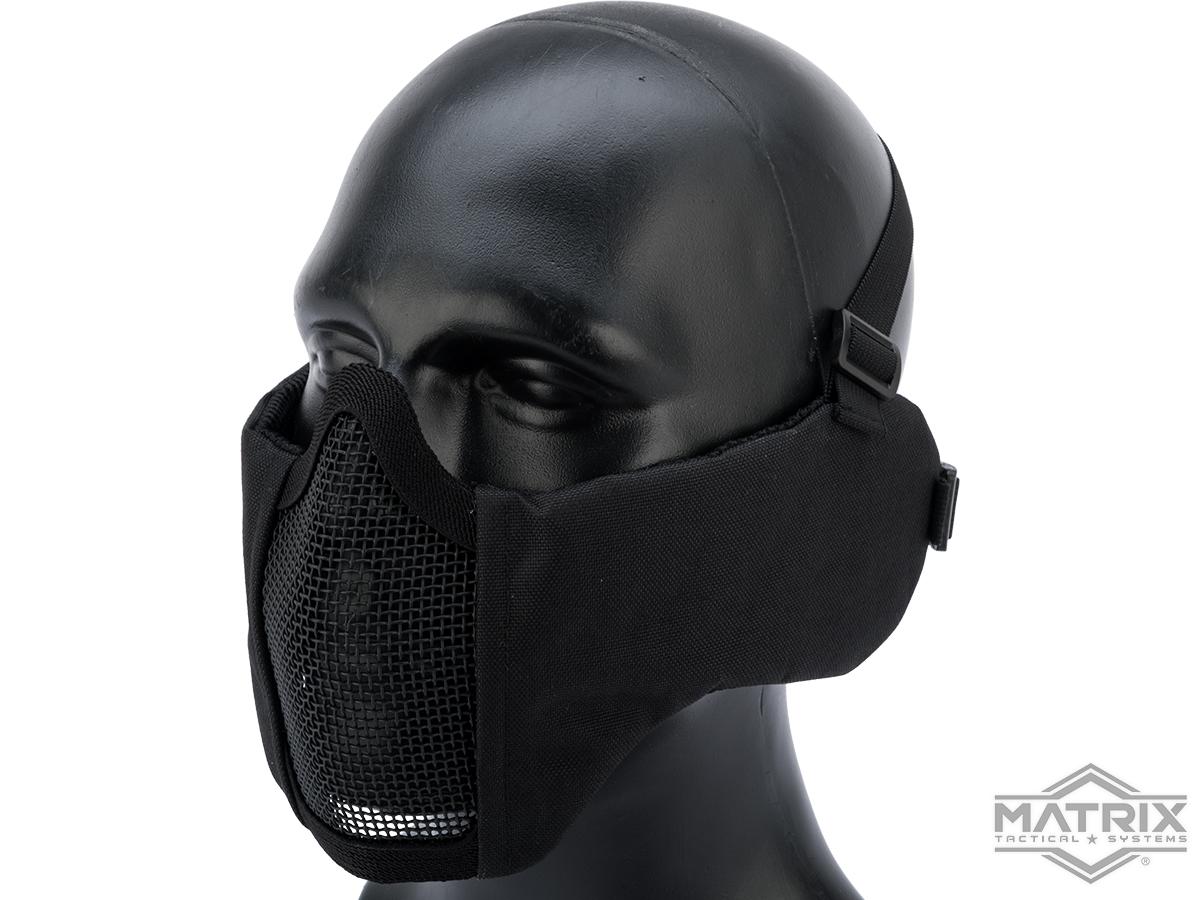 Matrix Battlefield Elite Mesh Mask w/ Integrated Ear Protection (Black)