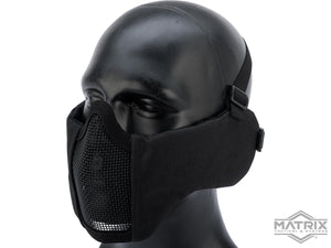 Matrix Battlefield Elite Mesh Mask w/ Integrated Ear Protection (Black)