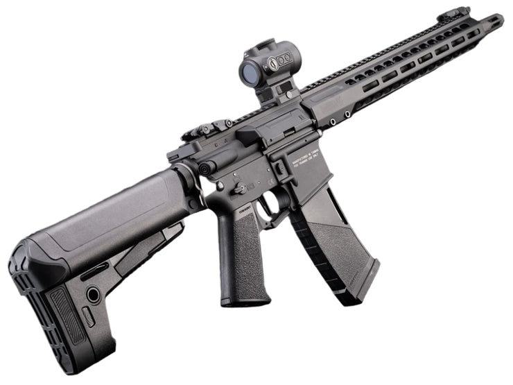 EMG X Krytac Barrett Firearms Licensed REC7 MK3 Airsoft AEG Rifle (Model: Black Carbine / 400 FPS / Gun Only)