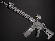 EMG X Krytac Barrett Firearms Licensed REC7 MK3 Airsoft AEG Rifle (Model: Black Carbine / 400 FPS / Gun Only)