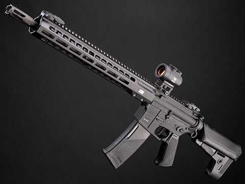 EMG X Krytac Barrett Firearms Licensed REC7 MK3 Airsoft AEG Rifle (Model: Black Carbine / 400 FPS / Gun Only)