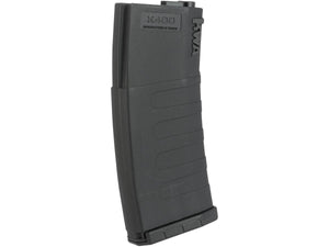 KWA K400 400rd Polymer Hi Capcity Magazine for M4 / M16 Series Airsoft AEG Rifles (Black)