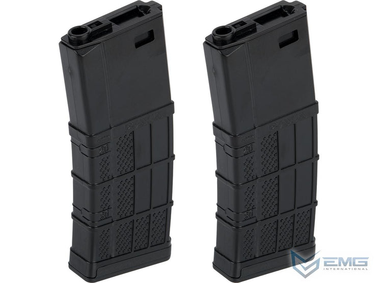 EMG 340rd Lancer Systems Licensed L5AWM Hi-Cap Airsoft Magazine (2 Pack)
