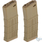 EMG 340rd Lancer Systems Licensed L5AWM Hi-Cap Airsoft Magazine (2 Pack)