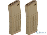 EMG 340rd Lancer Systems Licensed L5AWM Hi-Cap Airsoft Magazine (2 Pack)