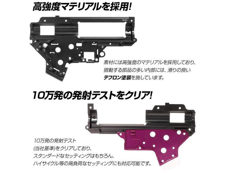 Laylax Prometheus Ver2 EG Hard Gearbox Shell for V2 Airsoft AEG Rifles (Model: 8mm)