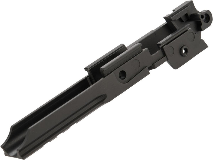 Nine Ball Aluminum Alloy Custom Railed Lower Frame for Tokyo Marui Hi-Capa Airsoft Pistols (Model: Black / 5.1")