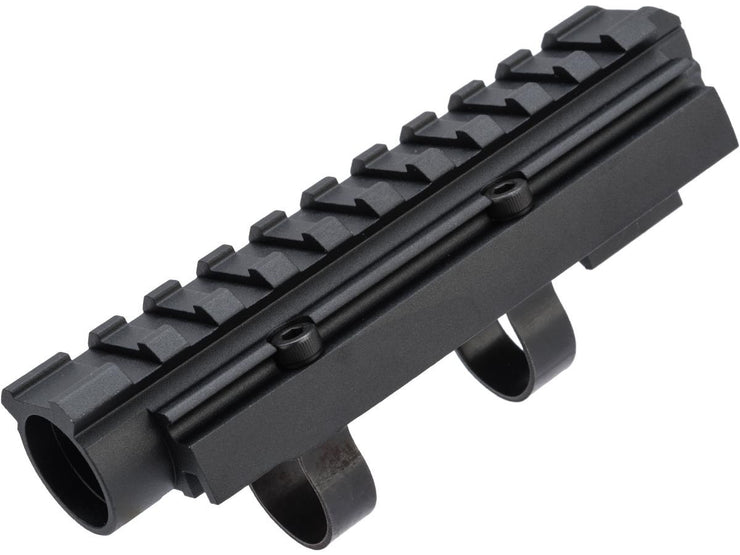 LCT CNC Aluminum Railed Gas Tube for AK Series AEG Rifles (Long)