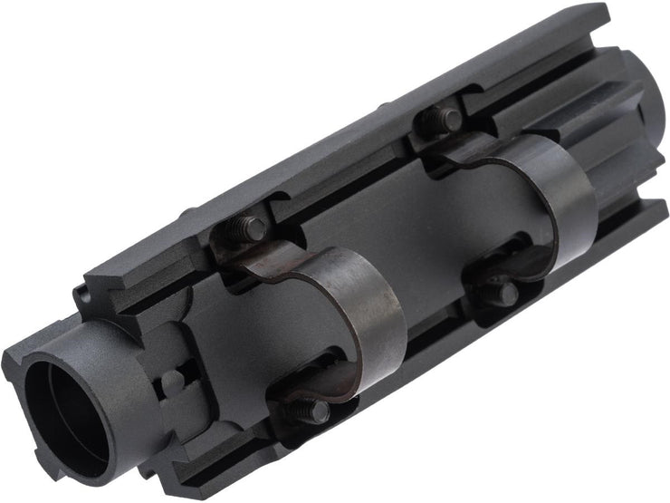 LCT CNC Aluminum Railed Gas Tube for AK Series AEG Rifles (Long)