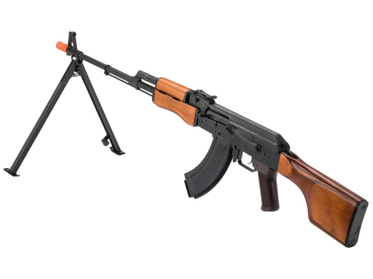 LCT Stamped Steel RPK Airsoft AEG LMG w/ Real Wood Furniture (Model: Standard AEG)