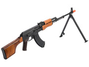 LCT Stamped Steel RPK Airsoft AEG LMG w/ Real Wood Furniture (Model: Standard AEG)