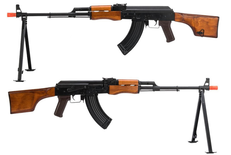 LCT Stamped Steel RPK Airsoft AEG LMG w/ Real Wood Furniture